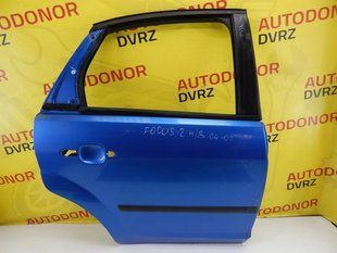 Двери задние правые синие хэтчбек до рест Ford Focus 2004 - 2008 AD-DH1F98CEW фото