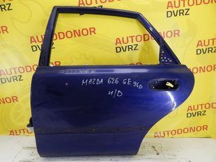 Door rear left blue hatchback Mazda 626 1991 - 1997