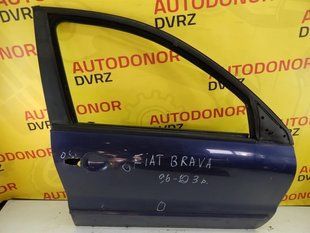 Door front right blue Fiat Bravo 1995 - 2001