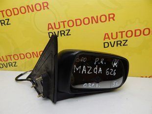 Дзеркало бічне праве 5 контактів сіре хетчбек Mazda 626 1999 - 2002 4784543 фото
