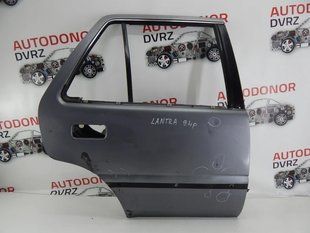 Door rear right grey Hyundai Pony 1989 - 1994