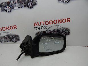 Mirror side right mechanical black Honda Civic 1987 - 1991