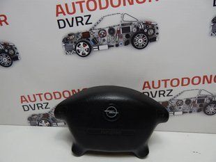 Подушка безопасности в руль до рест чёрная 90437100 Opel Omega B 1994 - 1999 90437100 фото