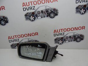Дзеркало бічне ліве механічне сіре (скло під заміну) Mazda 323BG 1989 - 1994 8610322 фото